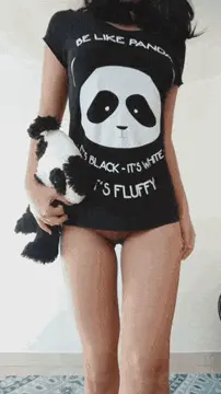 be like panda.. porn gif