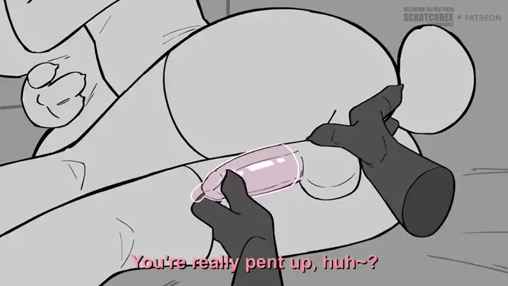He love getting milked 