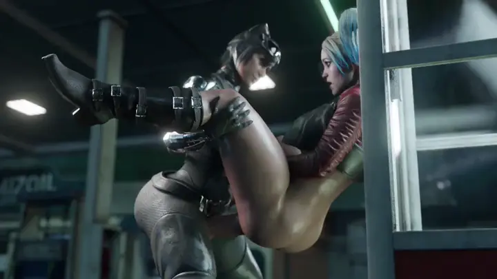 Harley Quinn & Cat Woman_Futa