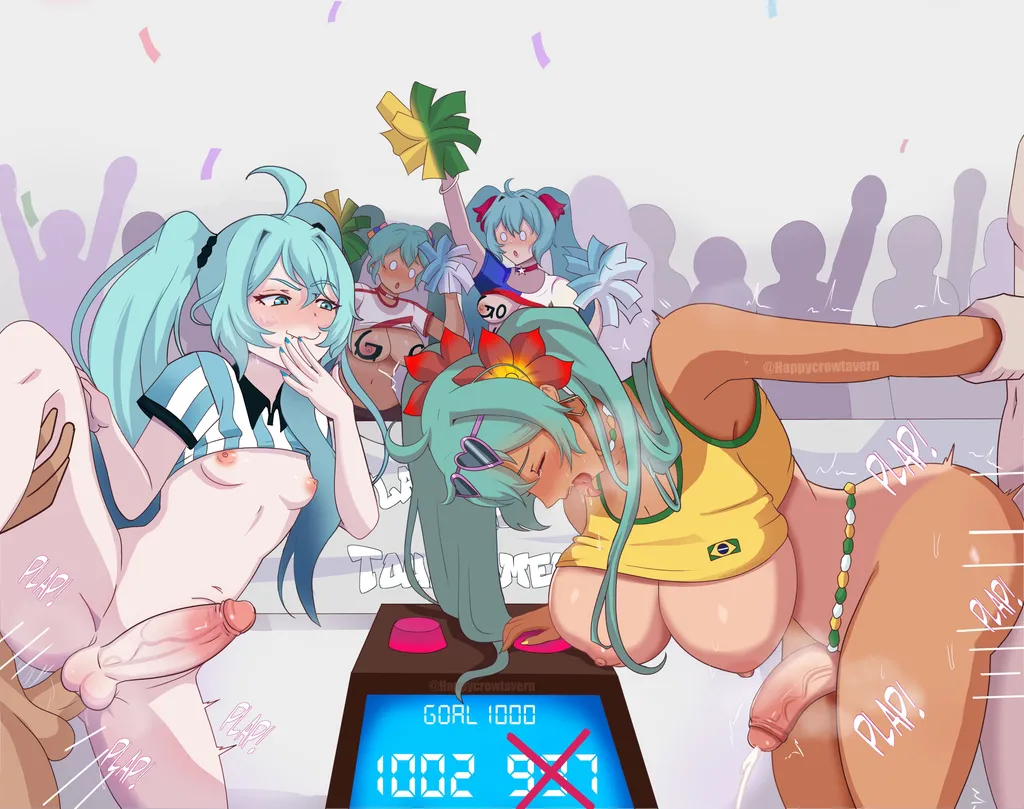 Argentine and Brazilian Miku Plap Plap Competition 