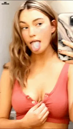 cutie takes selfie flashing her perfect tits