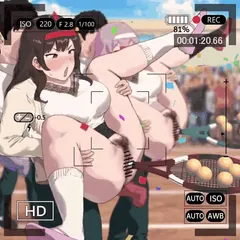 Pussy and tennis ball race (ryokucha michi) [Original]