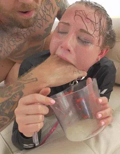 throatfisted whore aidra fox pukes