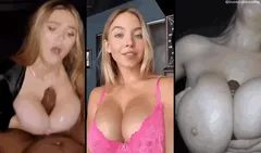 From the start we all knew that snowbunny Sydney Sweeney with her massive milkers would end up wrapp