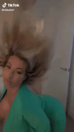 huge fake tit bimbo