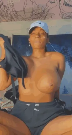 Revealing the perfect tits ebonyhomemade