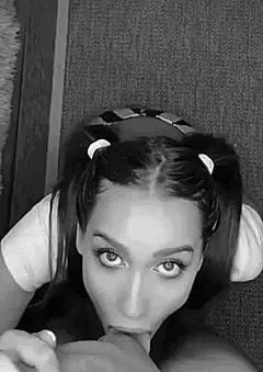 cute and sexy luxurygirl sucking balls with eye contact