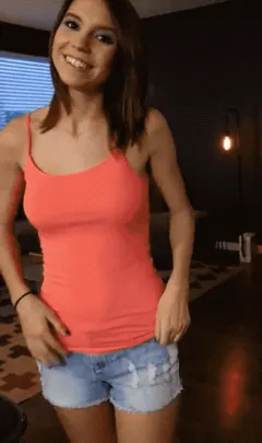 cece takes off her top