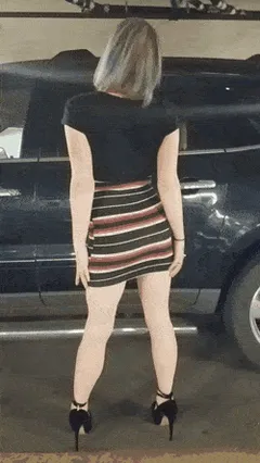 upskirt butt-plug