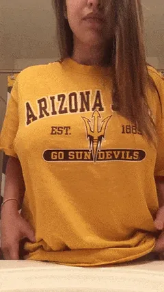 sexy redhead boob drop