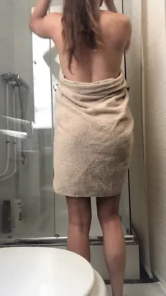 perfect ass towel drop gif