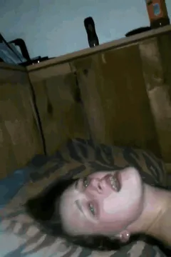 Hear him opening her ass