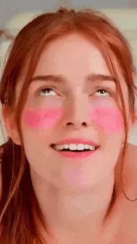 red ahegao