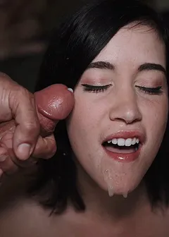 cumsluts - facial - bukkake - cum on face