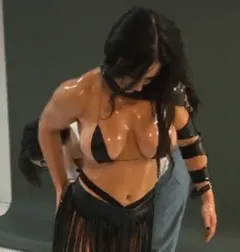 celeste bonin oiled up