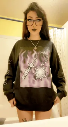 goth tit and pussy flash