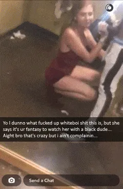 you didn't really expect her to try it, but now she fucks black cocks exclusively. at least you get to watch.