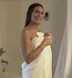 sexy towel flash