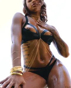 sexy oily ebony