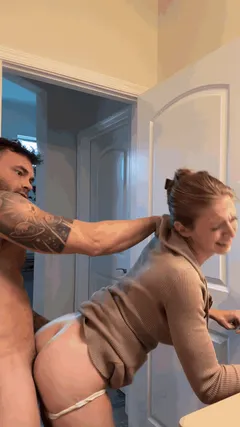 Bathroom quickie cumshots