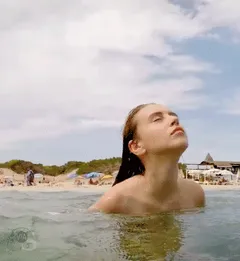nude at the beach