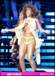 beyoncé bounces her nipples right out of her bra in a sexy african tribal cock-growing dance