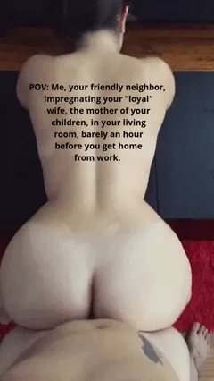 fucking and cumming in my neighbor's cheating wife