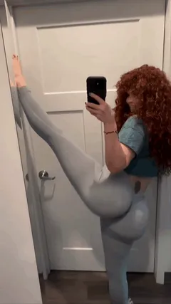 cheeks in motion.