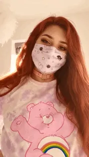 nicolebun showing off her massive rack