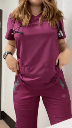 nurse tit flash