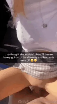 your gf went ‘shopping’ with her ex :(