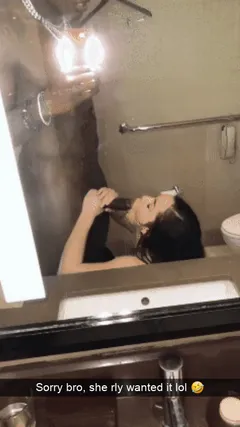 she can't help it