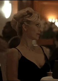 man greeting his sexy woman