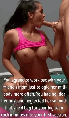 getting head from your friend's fit and married mom