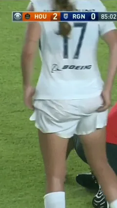 wet soccer booty