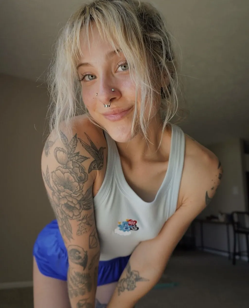 Tattoo covered slut EXPOSED