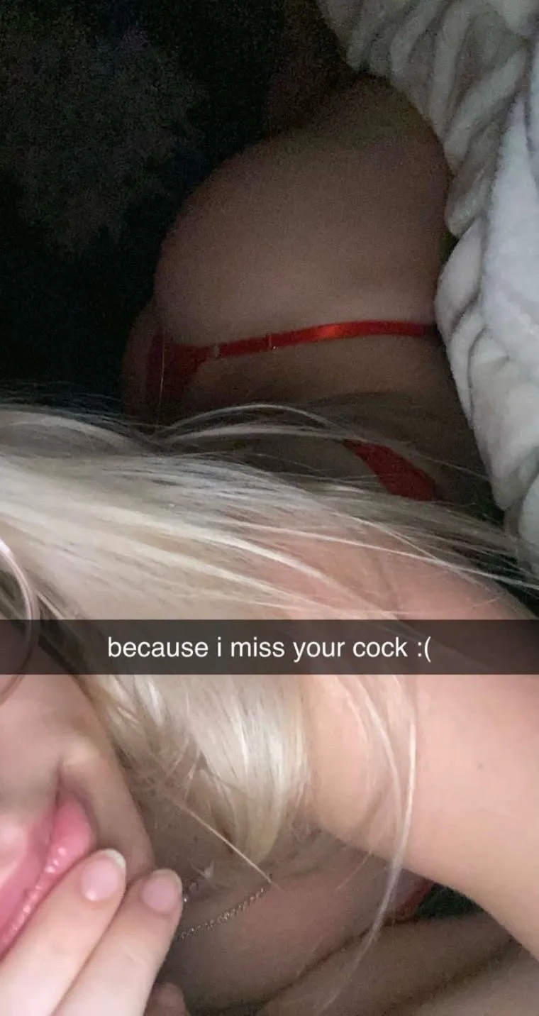 Sexy snapchat slut sends you these?