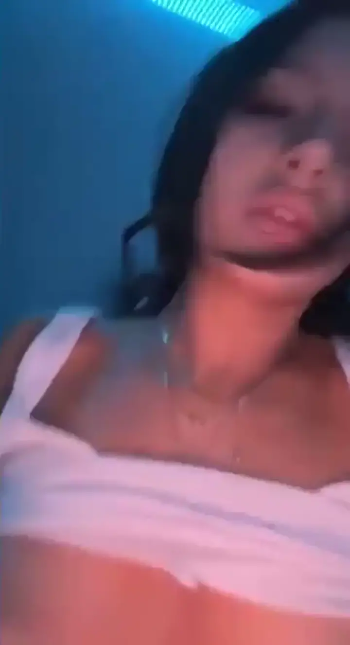 Sexy slut masturbates